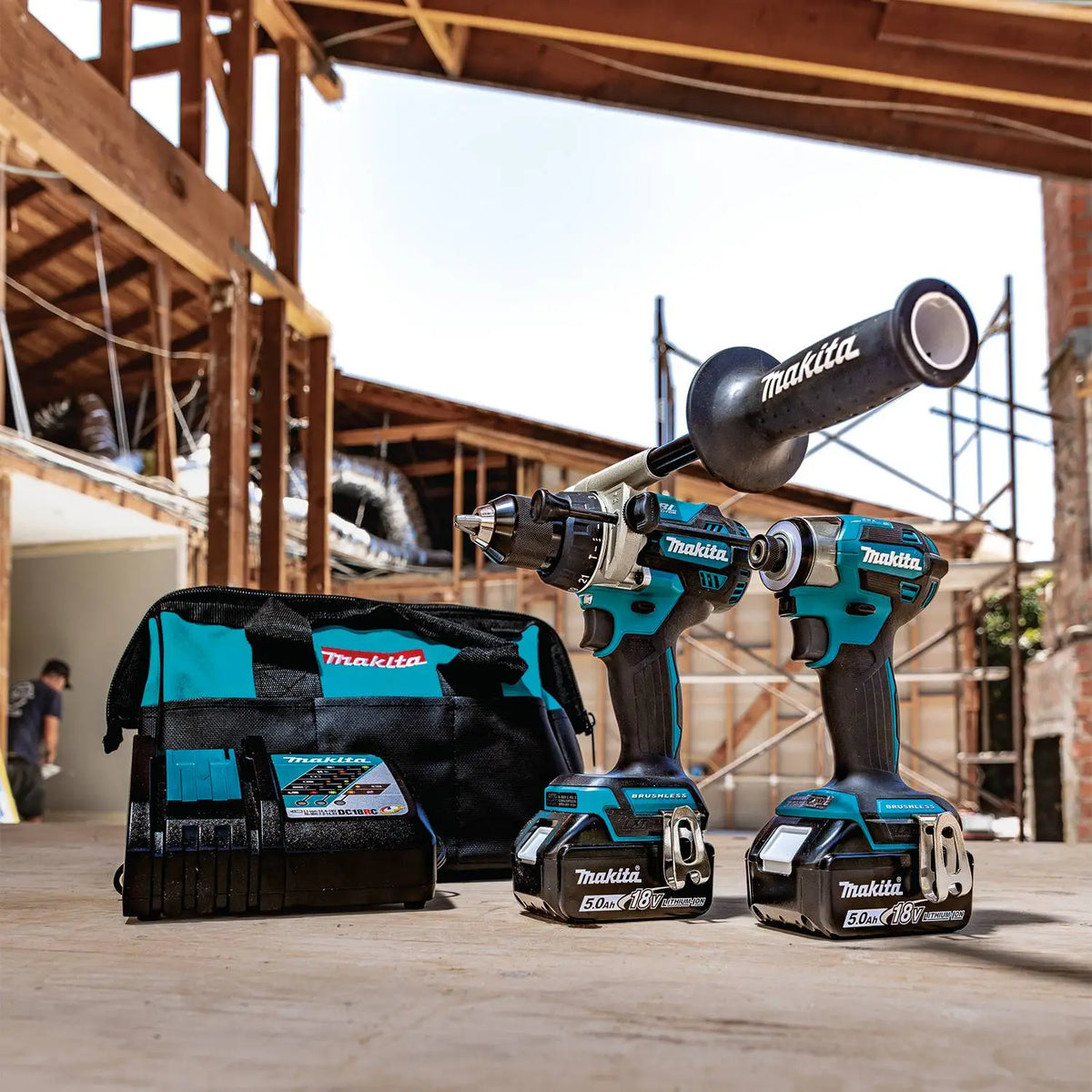 18V LXT® Lithium‑Ion Brushless Cordless 2‑Pc. Combo Kit (5.0Ah) (XT297T)