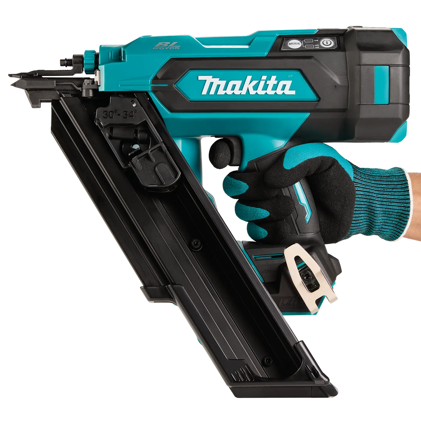 Makita Lithium-Ion 18V LXT BL 30 Degree Clipped Head 3-1/2" Framing Nailer, Tool Only (XNB07Z)