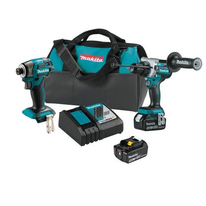 18V LXT® Lithium‑Ion Brushless Cordless 2‑Pc. Combo Kit (5.0Ah) (XT297T)