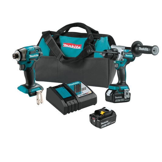 18V LXT® Lithium‑Ion Brushless Cordless 2‑Pc. Combo Kit (5.0Ah) (XT297T)