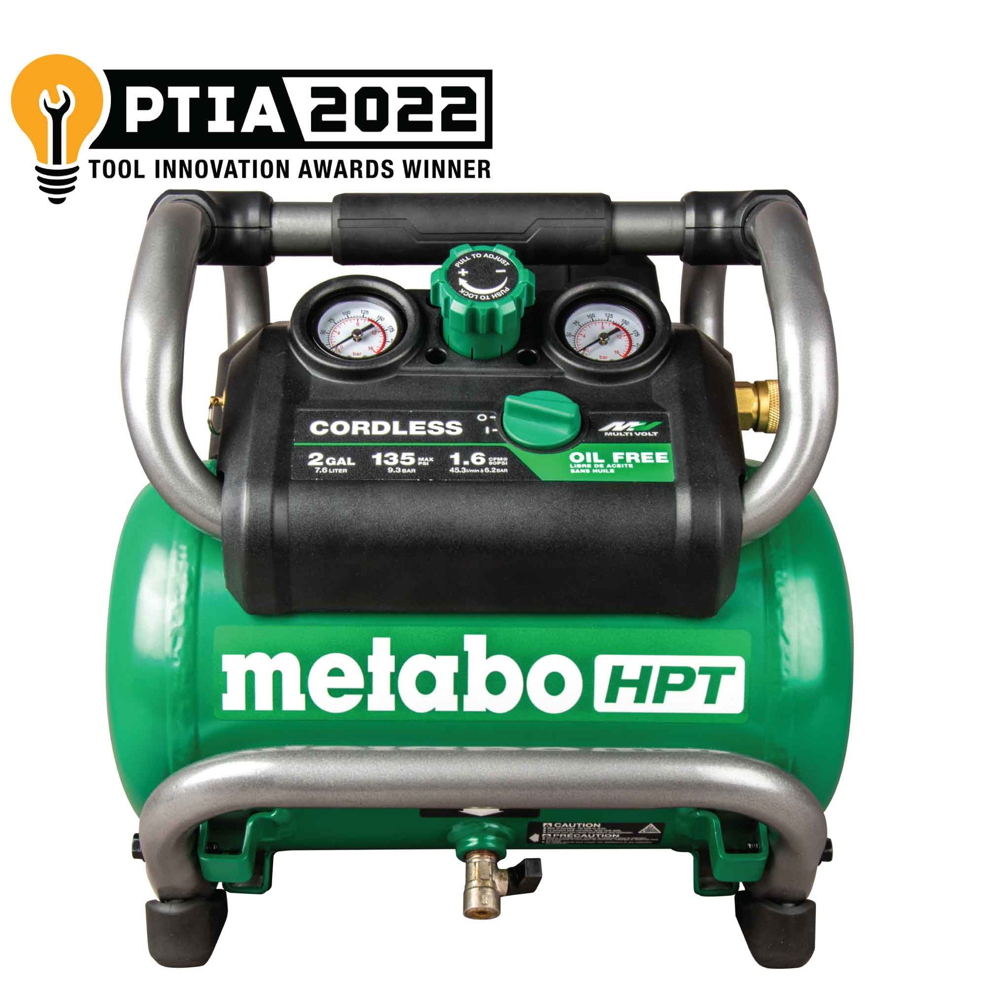 Metabo HPT 36V MultiVolt 2 Gallon Cordless Compressor (Tool Body Only) Metabo