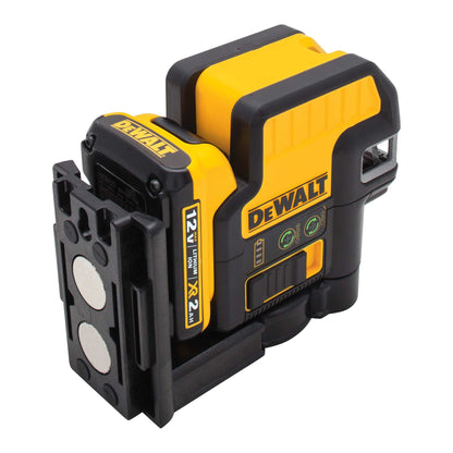DEWALT 12V Max Line Laser, 5 Spot + Cross Line, Green