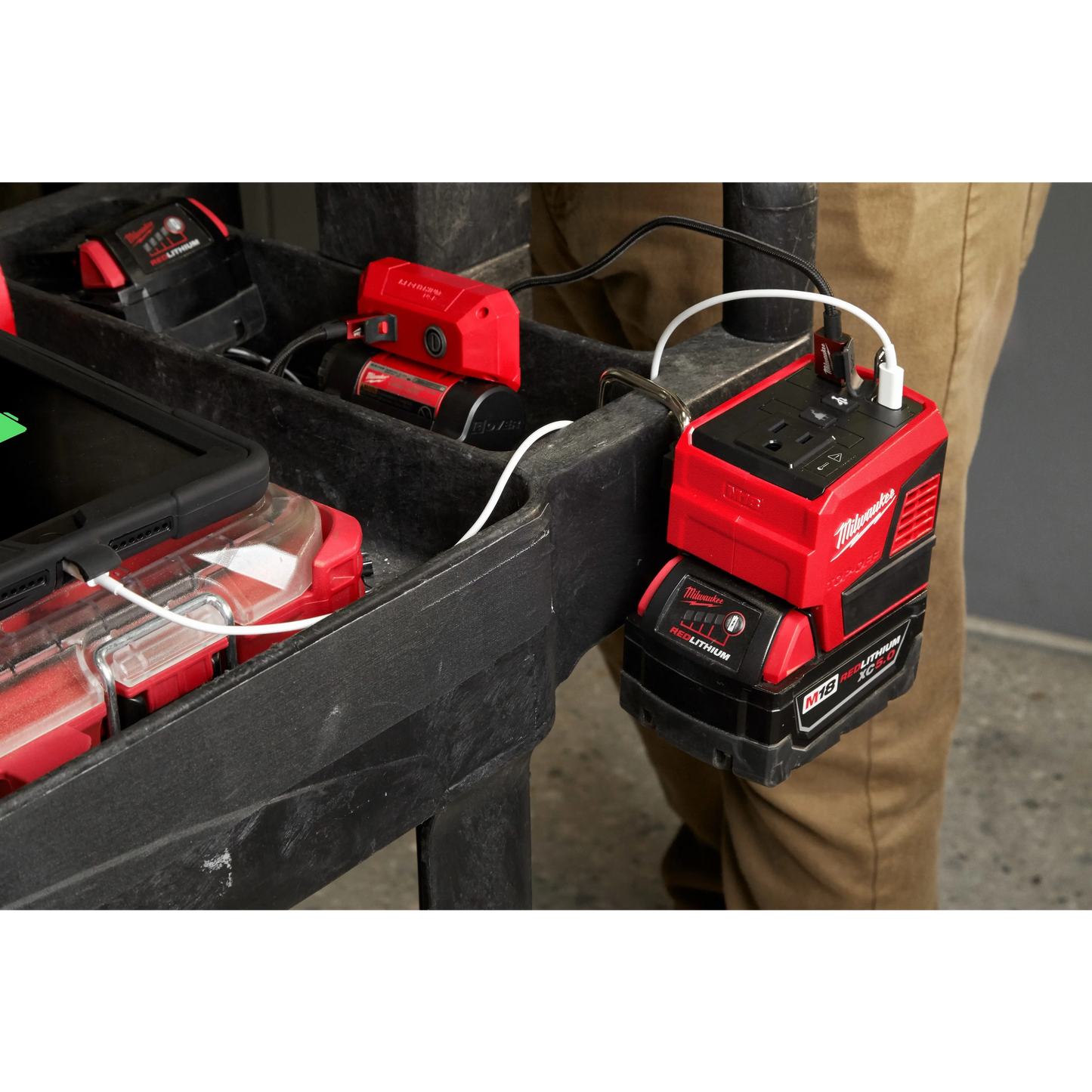 M18 18-Volt Lithium-Ion 175-Watt Powered Compact Inverter for M18 Batteries (Tool-Only)