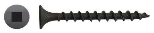 615QC #6 x 1-5/8" Square Bugle Head Drywall Screw, Coarse Thread, Phosphate (Box of 5000) Intercorp