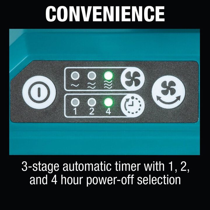 18V LXT® Lithium‑Ion Cordless/Corded 9‑1/4" Fan, Tool Only