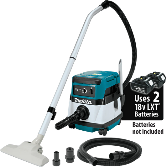 36V (18V X2) LXT®/Corded 2.1 Gallon HEPA Filter Dry Dust Extractor/Vacuum, Tool Only