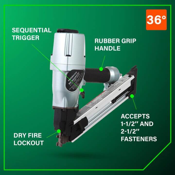 Metabo HPT Hanger Gun Short Mag NR65AK2SM