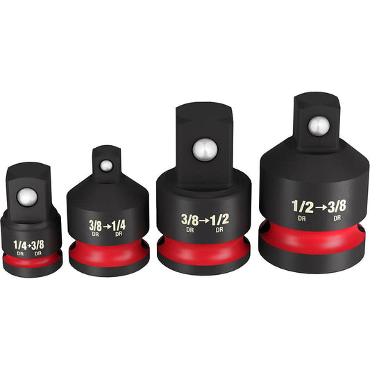 Milwaukee SHOCKWAVE Impact Duty 1/4"-1/2"Drive Adapter Set Milwaukee Tools
