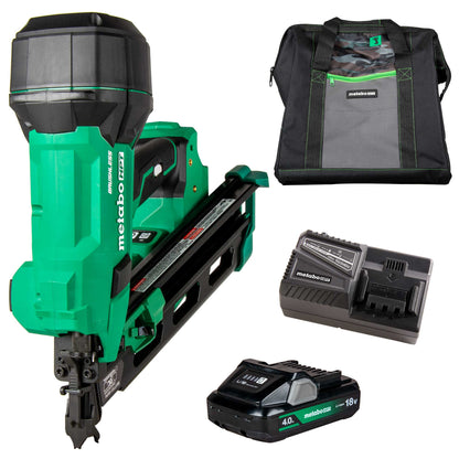 Metabo HPT Multi-Volt 3-1/2-in 30 -Degree Cordless Clipped/Roundhead Framing Nailer Kit