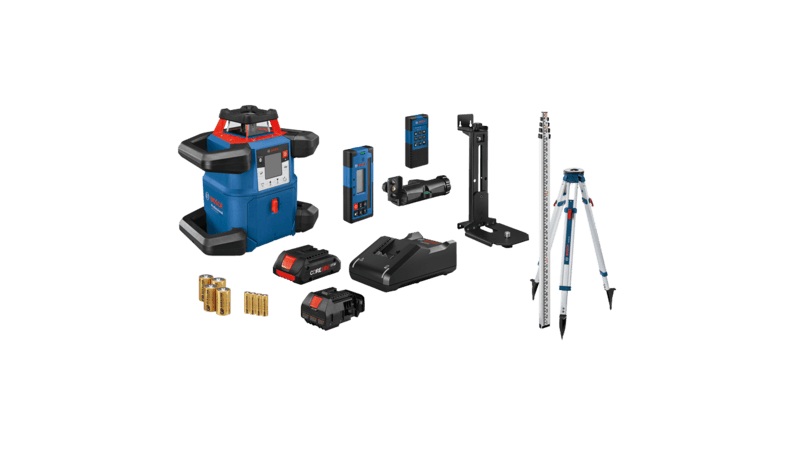 18V REVOLVE4000 Connected Self-Leveling Horizontal/Vertical Rotary Laser Kit with (1) CORE18V 4.0 Compact Battery Bosch