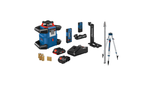 18V REVOLVE4000 Connected Self-Leveling Horizontal/Vertical Rotary Laser Kit with (1) CORE18V 4.0 Compact Battery Bosch