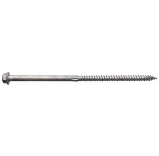 Metal screw on a white background