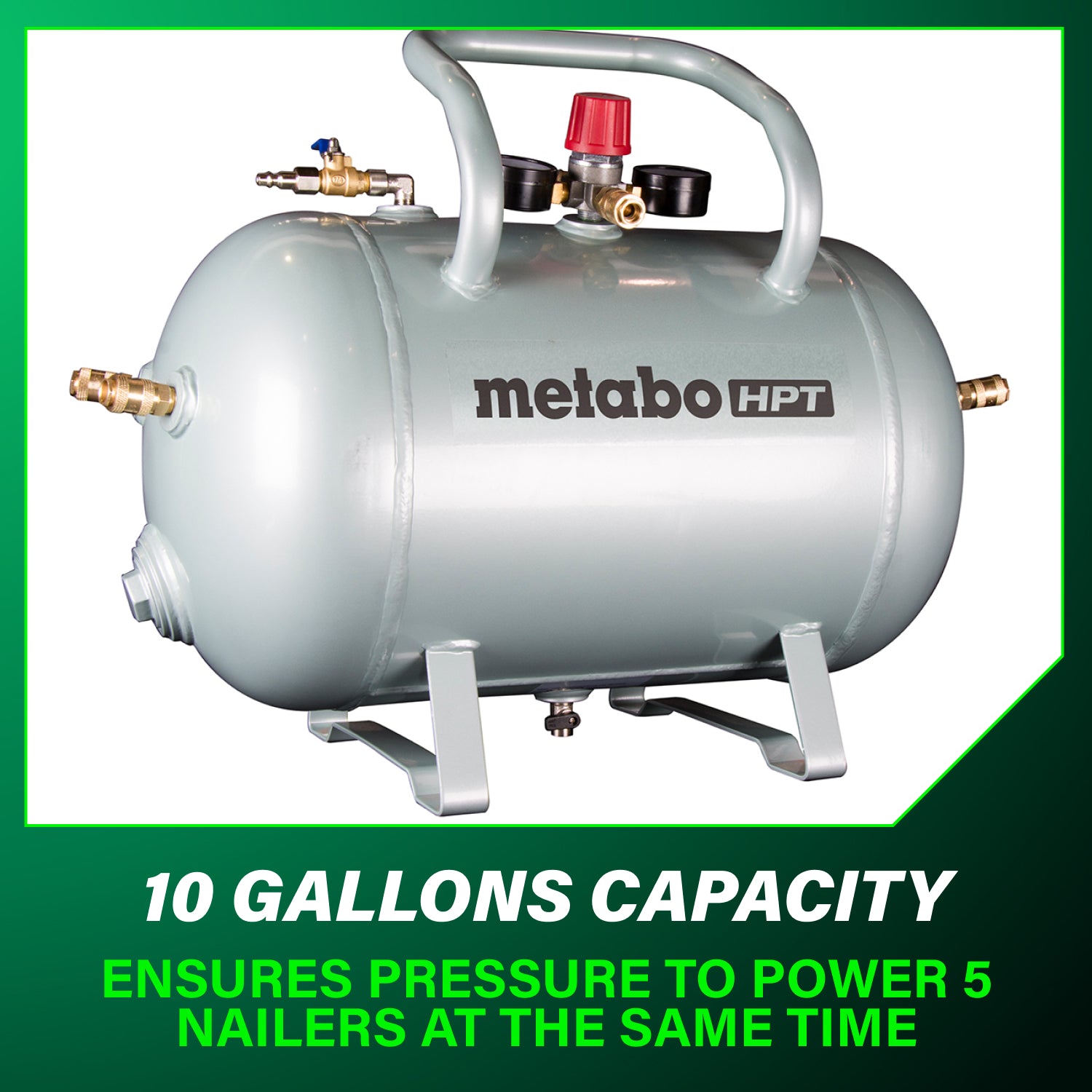 Metabo HPT 10 Gallon ASME Certified Reserve Tank Metabo