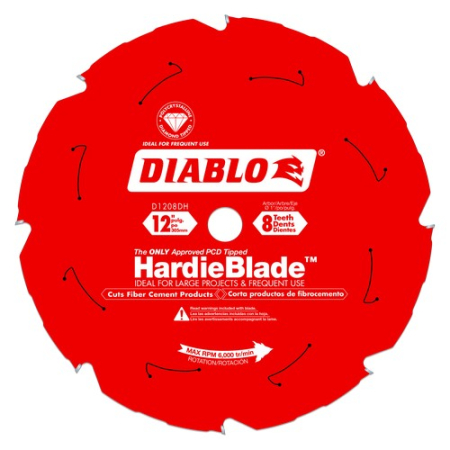 12 in. x 8 Tooth Fiber Cement Saw Blade