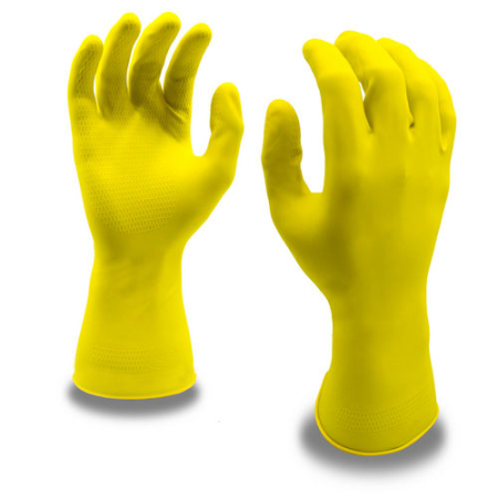 16-mil, standard, unsupported latex gloves