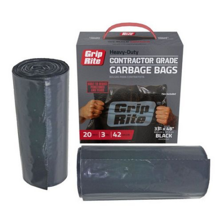 Heavy-Duty Contractor Garbage Bags