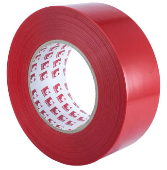 S133-2-RED – 2” X 60 Yds Red Pinked Poly Tape
