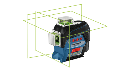 12V Max 360⁰ Connected Green-Beam Three-Plane Leveling and Alignment-Line Laser Kit with (1) 2.0 Ah Battery