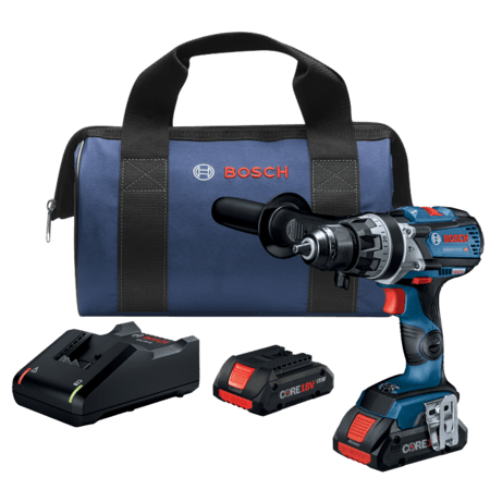 18V Brushless Connected-Ready 1/2 In. Hammer Drill/Driver Kit with (2) CORE18V 4.0 Ah Compact Batteries
