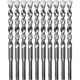 Multi-Tooth High Carbon Steel Forstner Bit 2-3/8 X Dia X 1/2 Shank