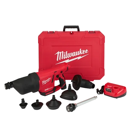 Milwaukee M12 AIRSNAKE Drain Cleaning Air Gun Kit