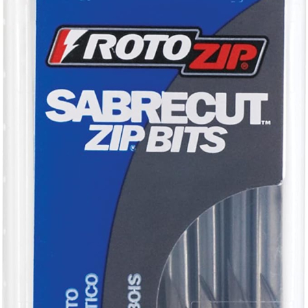RotoZip SC16 1/8 Inch Sab Recut Zip Bit For Wood and Plastic, 16 Pack
