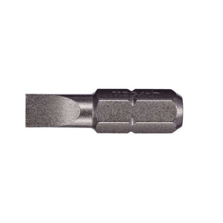 Vega Tools 125F06A Insert Slotted Driver Bit -.036 x.232 Tip – 1/4 in-Hex Shank – 1″ Length – S2 Modified Steel