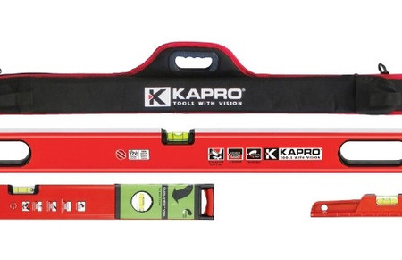 Kapro 985-48-PRO Level Set APOLLO 3 Box Levels & 1 Torpedo Level Set with Bag