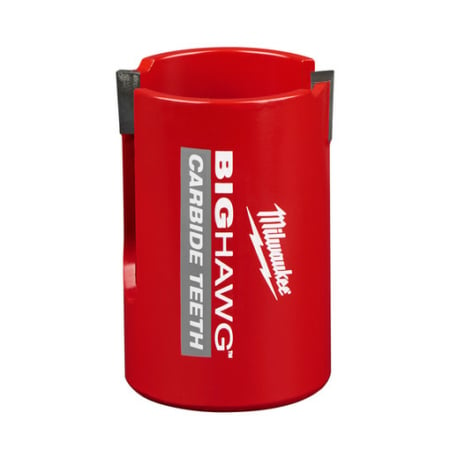 MILWAUKEE  1-3/4″ BIG HAWG WITH LONG LIFE 10X LARGER CARBIDE TEETH