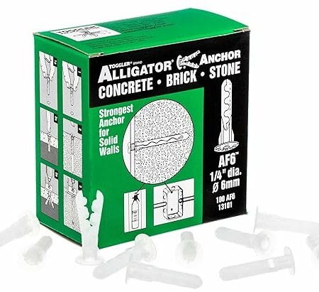 TOGGLER ALLIGATOR AF6 For #6 to #12 Fastener Sizes (Pack of 100)