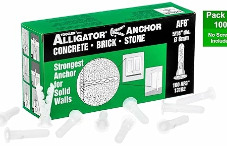 TOGGLER ALLIGATOR AF8 For #8 to #14 Fastener Sizes (Pack of 100)