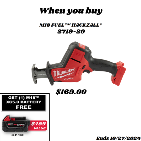 2719-20 M18 FUEL™ HACKZALL® (Tool Only) Promo