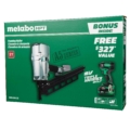 Pro Bundle 3-1/4 Inch 21° Plastic Collated Framing Nailer with BONUS Impact Driver Kit | Metabo HPT KNR83A5S