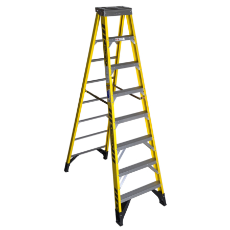 8ft Type IAA Fiberglass Step Ladder 7308